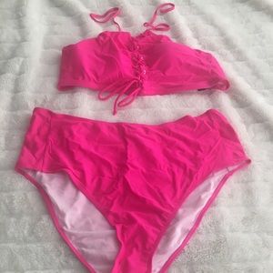 NWT Pink Boohoo Bikini